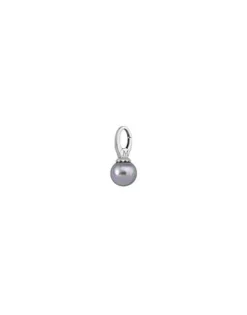Majorica Wish Pearl Gris| Colgante Cadena
